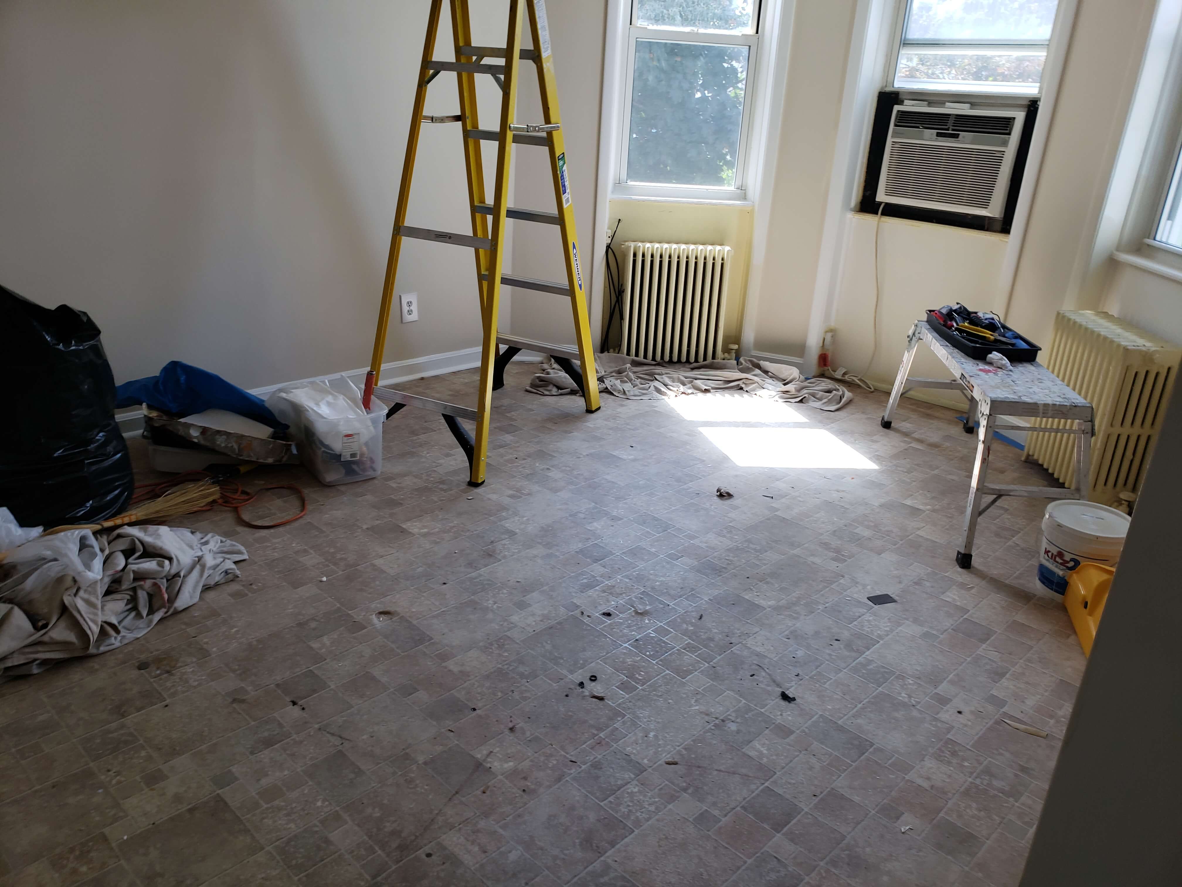 Appliances after removal in Brooklyn