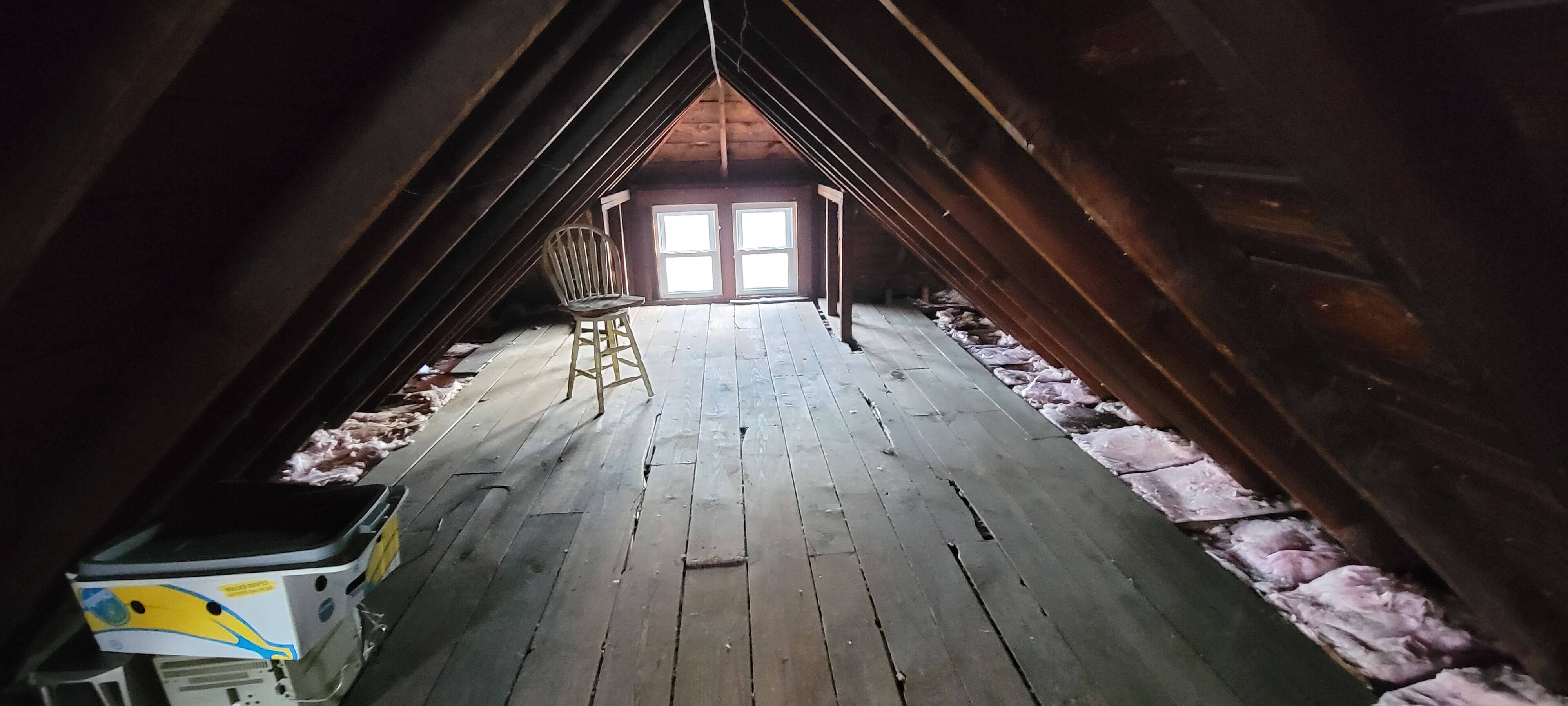 After attic cleanout in Maspeth, NY