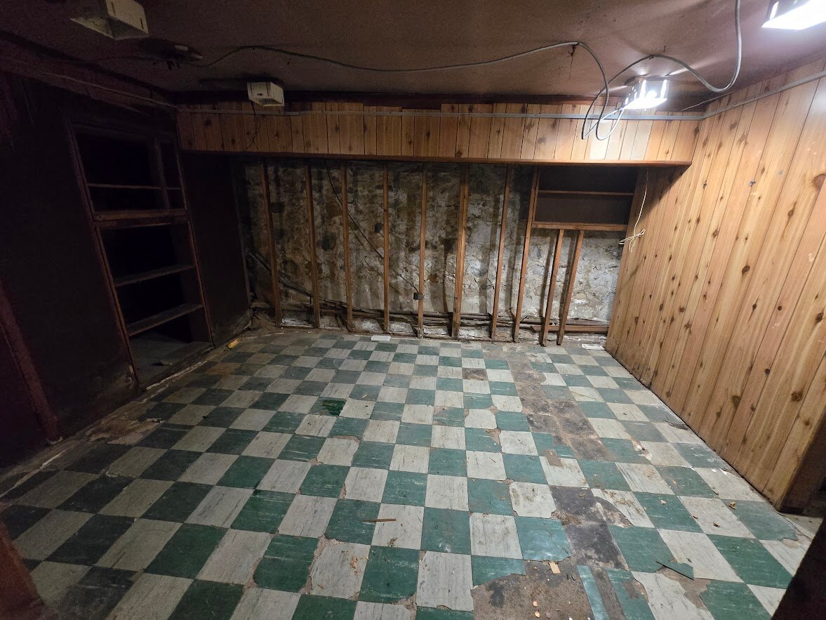 Basement junk after removal in Astoria
