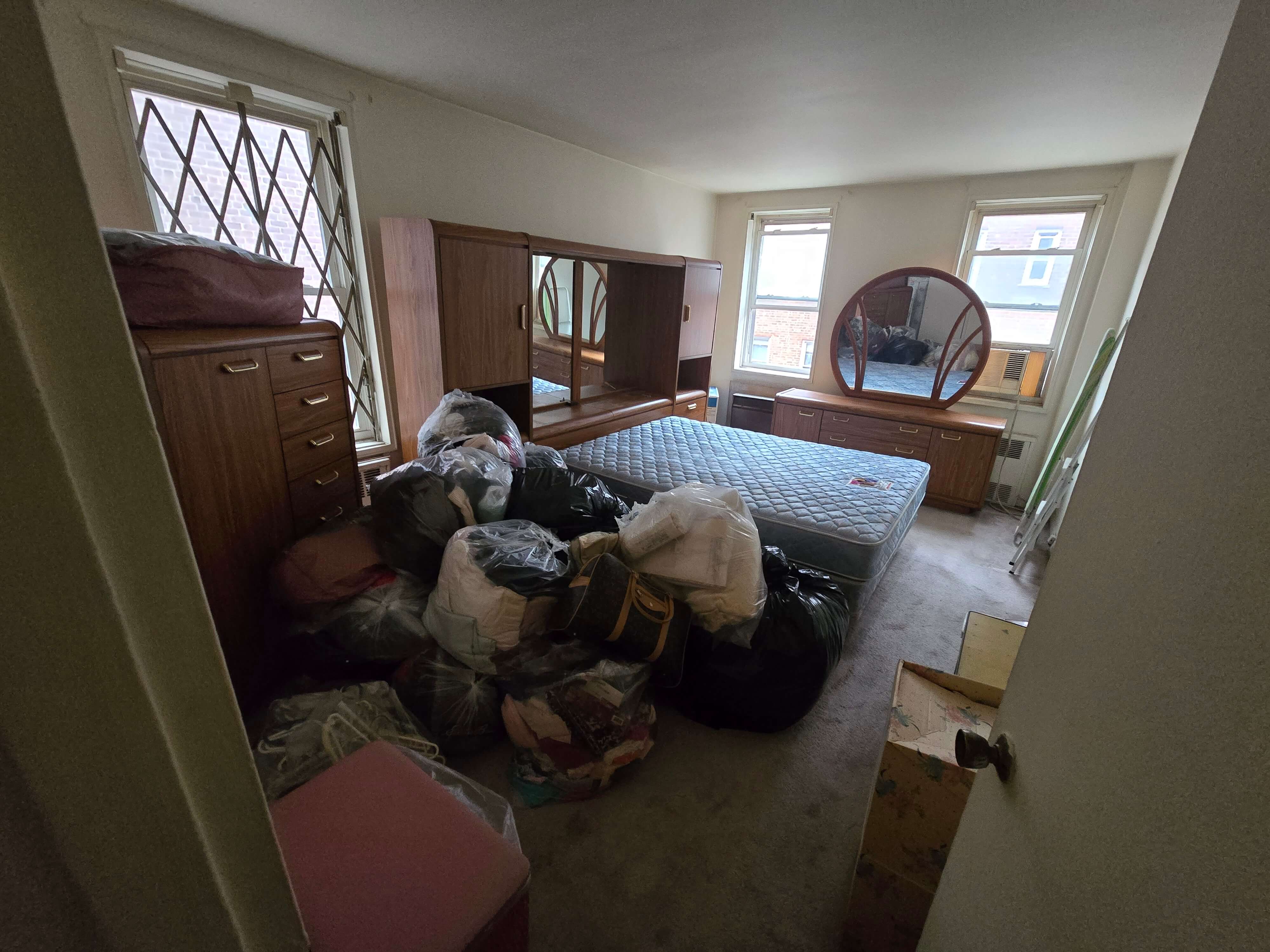 Estate before cleanout in NYC