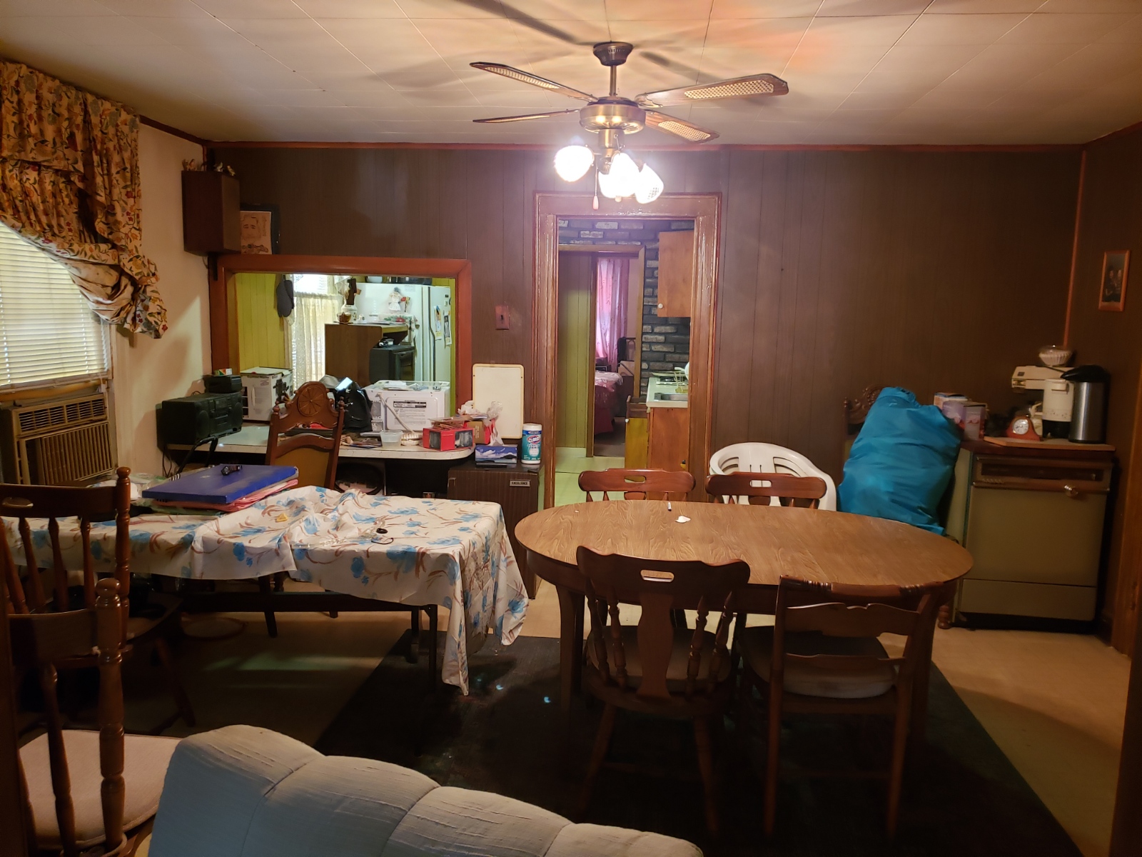 Whole house garbage before cleanout in Queens