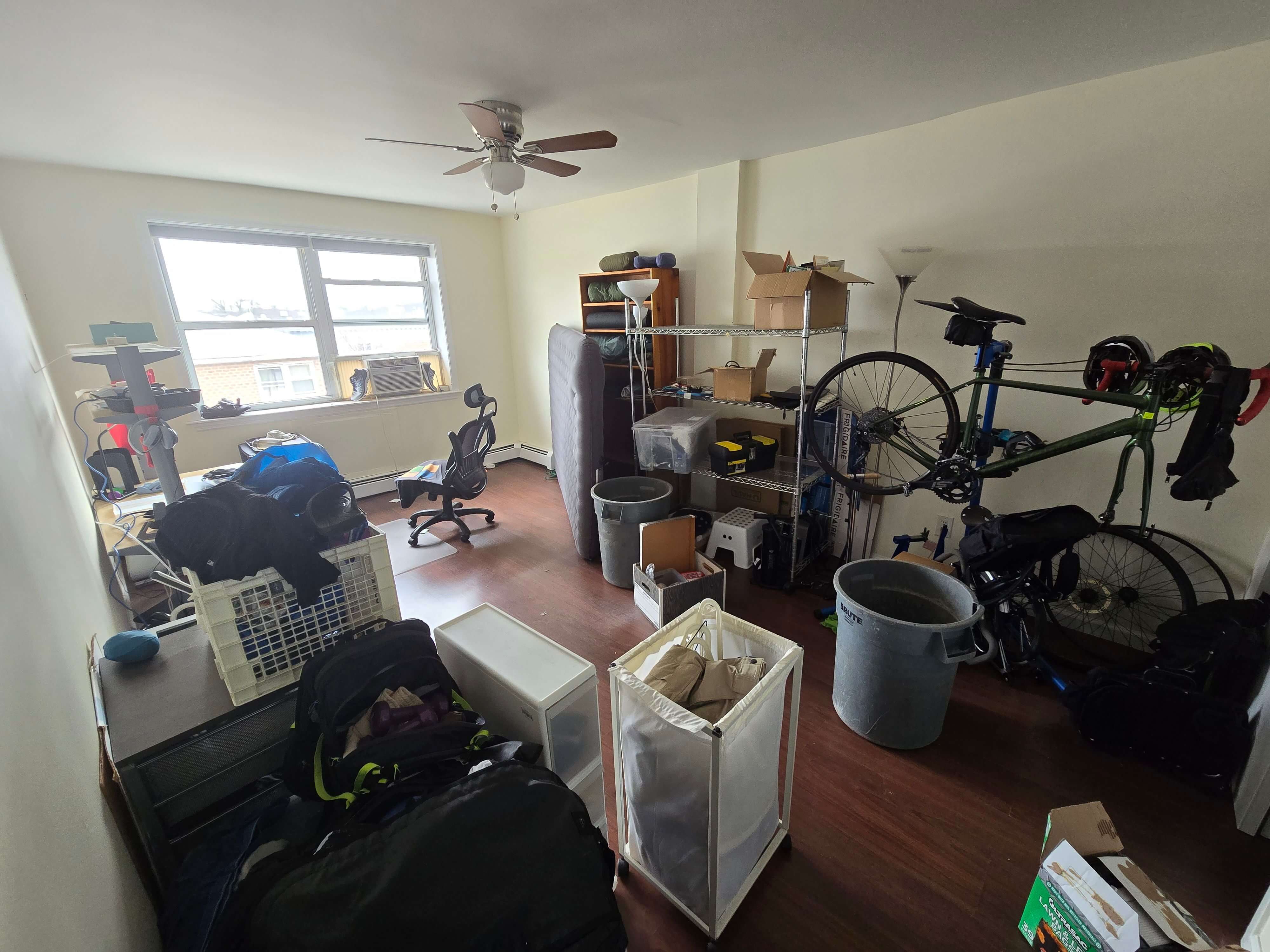 Junk before removal in NYC