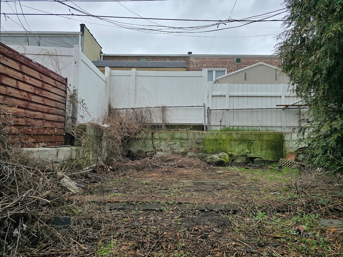 After shed removal in NYC, NY