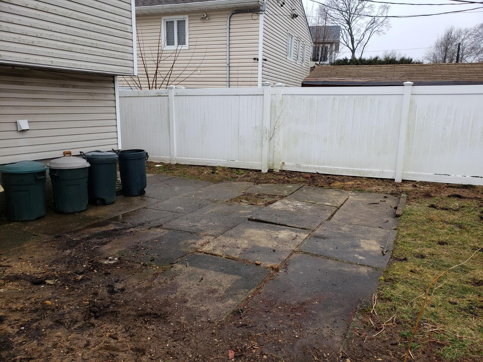 Whole house trash after removal in Bellmore