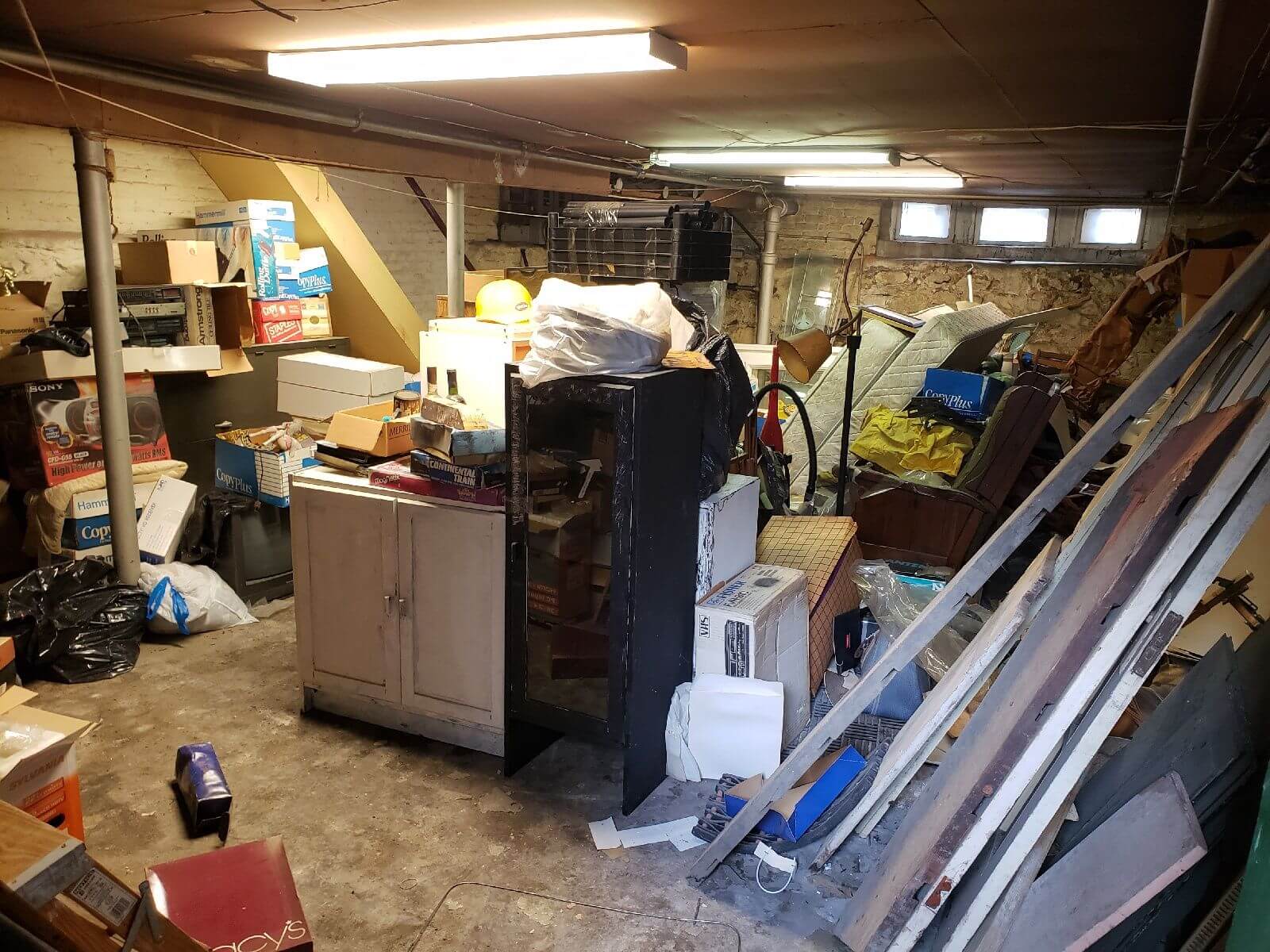 Before whole house cleanout in NYC, NY